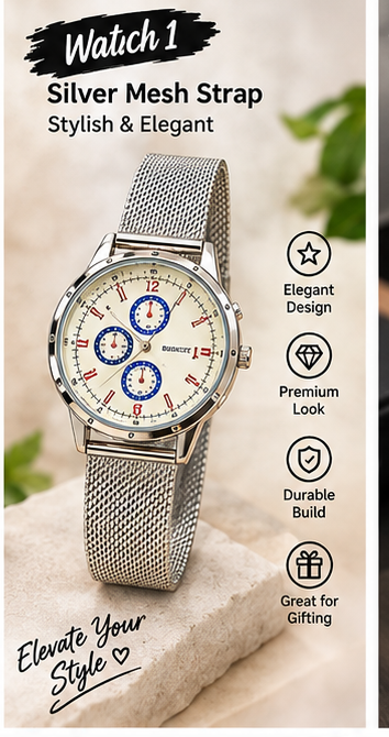 Stylish Men's & Unisex Quartz Watches – Classic & Casual Wristwatch Collection Copy title